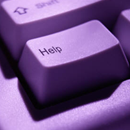 Photo of help key on keyboard